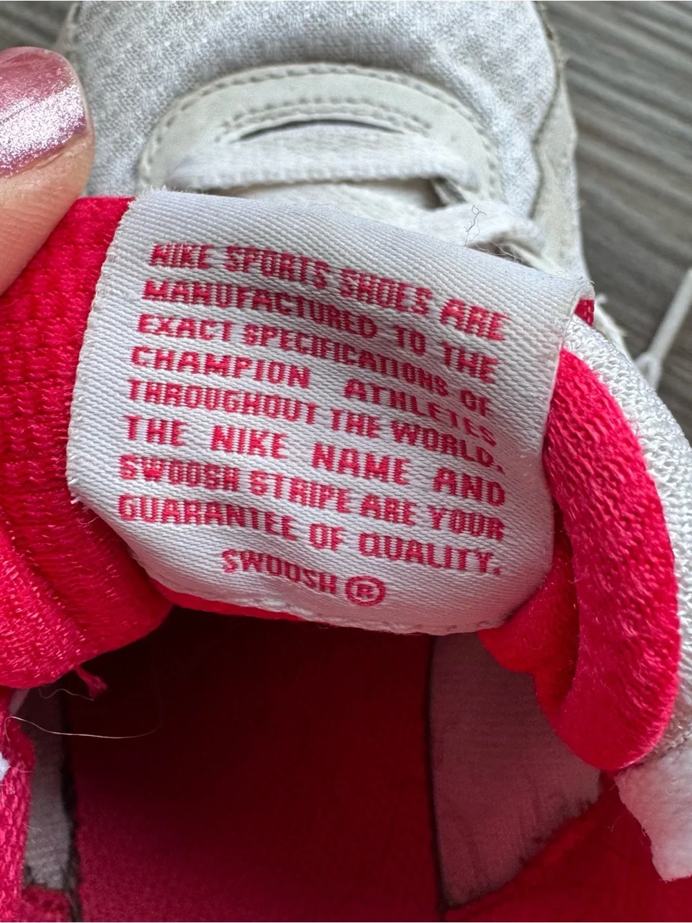 Nike Women’s White and Pink Dual-Fusion Running Sneakers